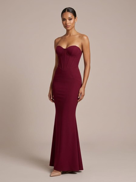VESTIDO COLOR ROSA FRAMBRUESA