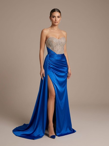 VESTIDO AZUL ELECTRICO
