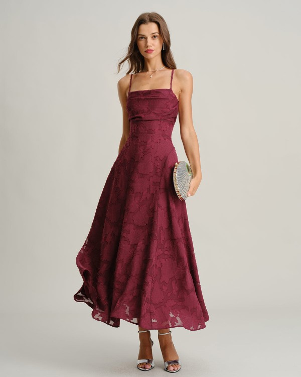 VESTIDO GUINDO CORTE A Y CON TIRITOS