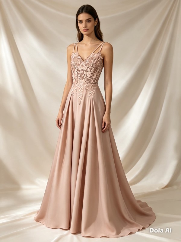 VESTIDO ROSADO BEBE POMPOSO