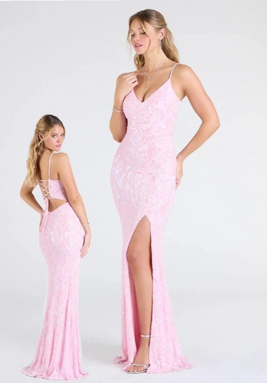 VESTIDO ROSADO BEBE CON CANUTILLO