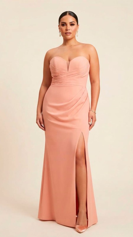 VESTIDO COLOR ROSA BAJITO EN TELA LICRA