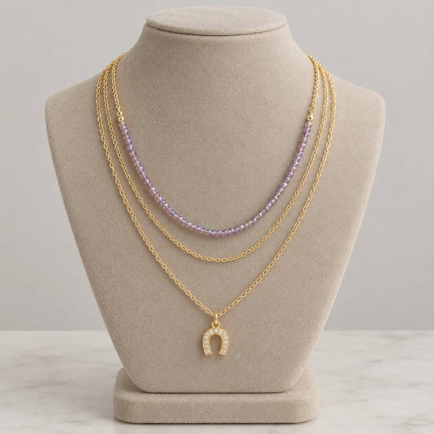 VENTA DE COLLAR CADENAS DORADAS