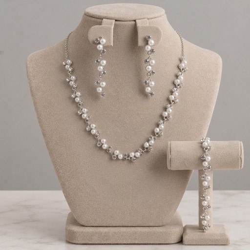 VENTA DE CONJUNTO AROS , COLLAR Y MANILLA DE DIAMANTE