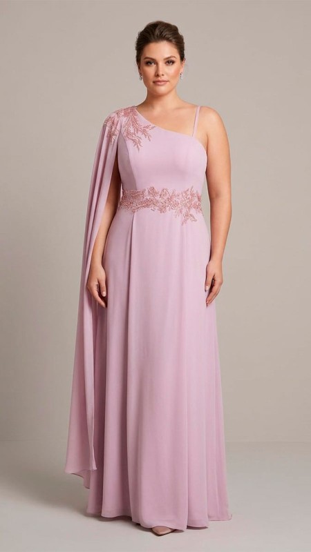 VESTIDO COLOR LILA  BEBE CON UNA MANGA ESTILA ROMANA